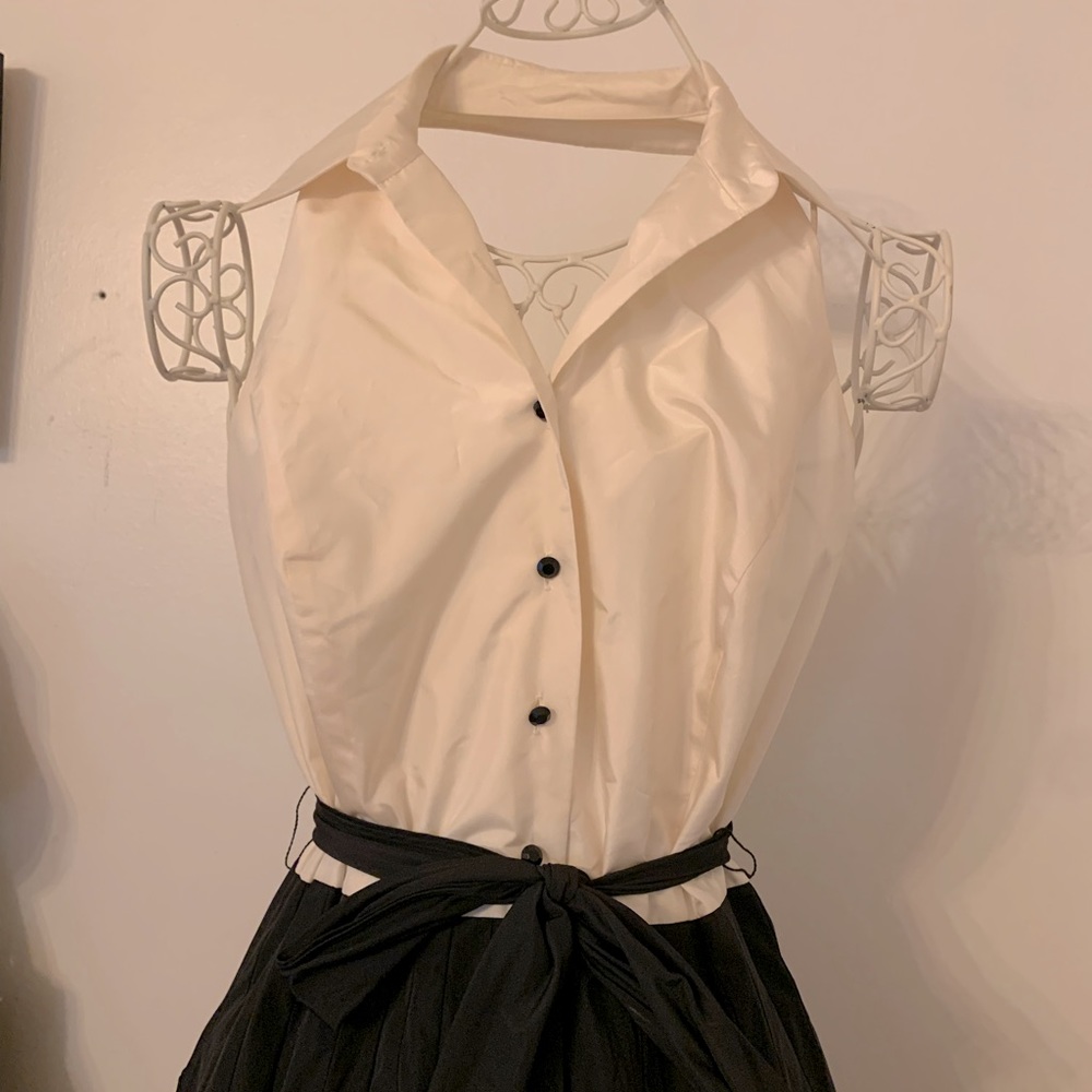 Black and white collard dress from Ralph Lauren